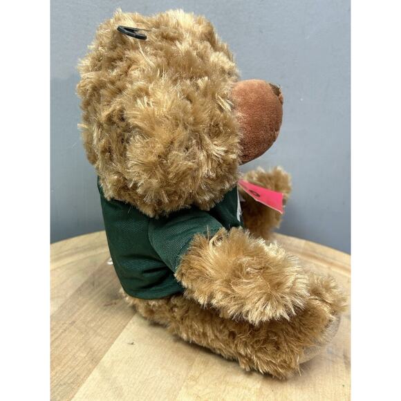 Michigan Spartans 10" Plush Teddy‎ Bear Forever FOCO Stuffed Animal Brown NEW - Picture 6 of 8